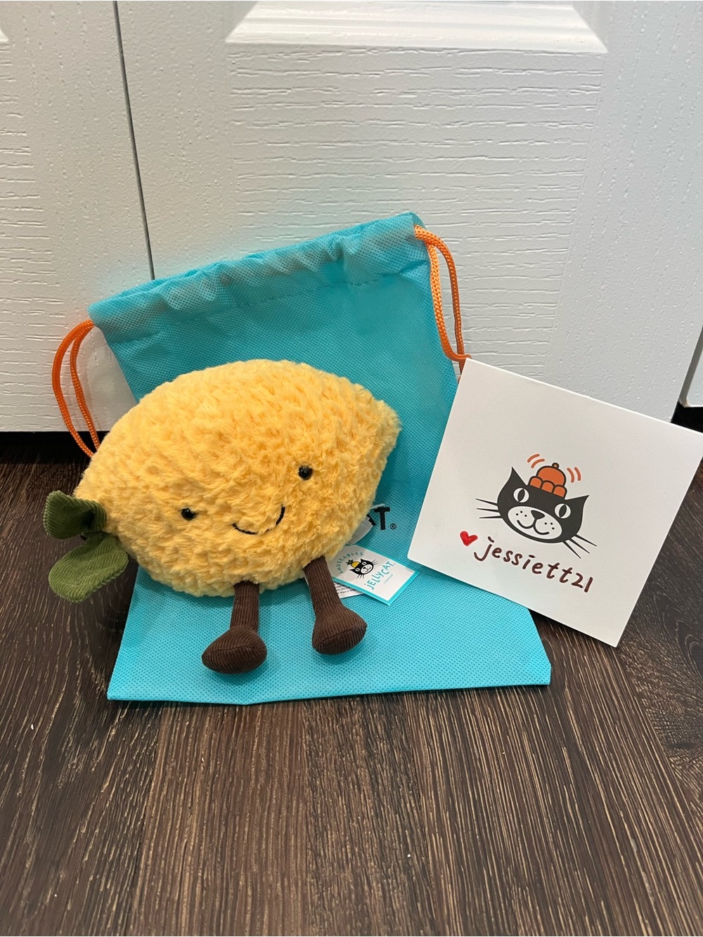 Jellycat Amuseables Lemon W/dust Bag 100%Authentic NWT US
